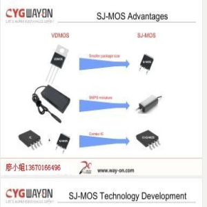 WAYON VDMOS系列其产品规格涵盖500伏至1500伏WMJ6N120D1