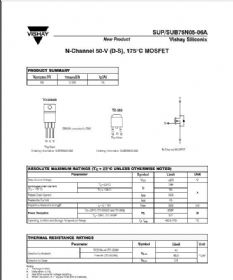 SUB75N05-06A