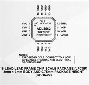 ADL5562是一款专为RF和IF而优化的高性能差分放大器