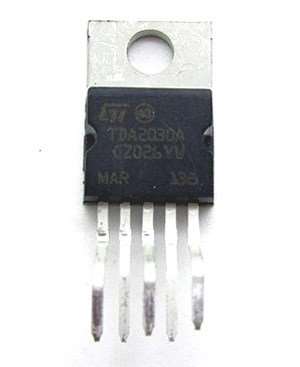 意法半导体 TDA2030 音频功率放大电路