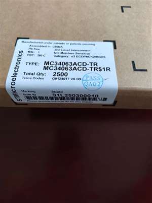 MC34063ACD-TR  开关稳压器   原装现货